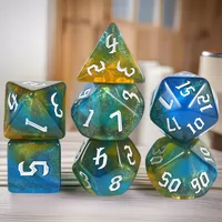Многогранный кубик Ктулху Digital COC Run Group TRPG Настольная игра DND Десять сторон Dice Двадцать граней большого цвета