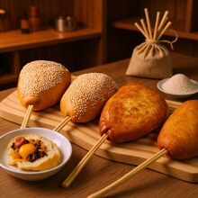 鸡腿摆摊网红美食休闲小吃零食80怀旧早餐咸味夹心面包糕点批发