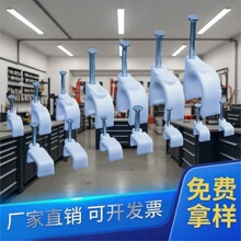 圆形钢钉线卡 塑料电线卡 PE网线固定线夹方形线扣水泥钉线码墙钉