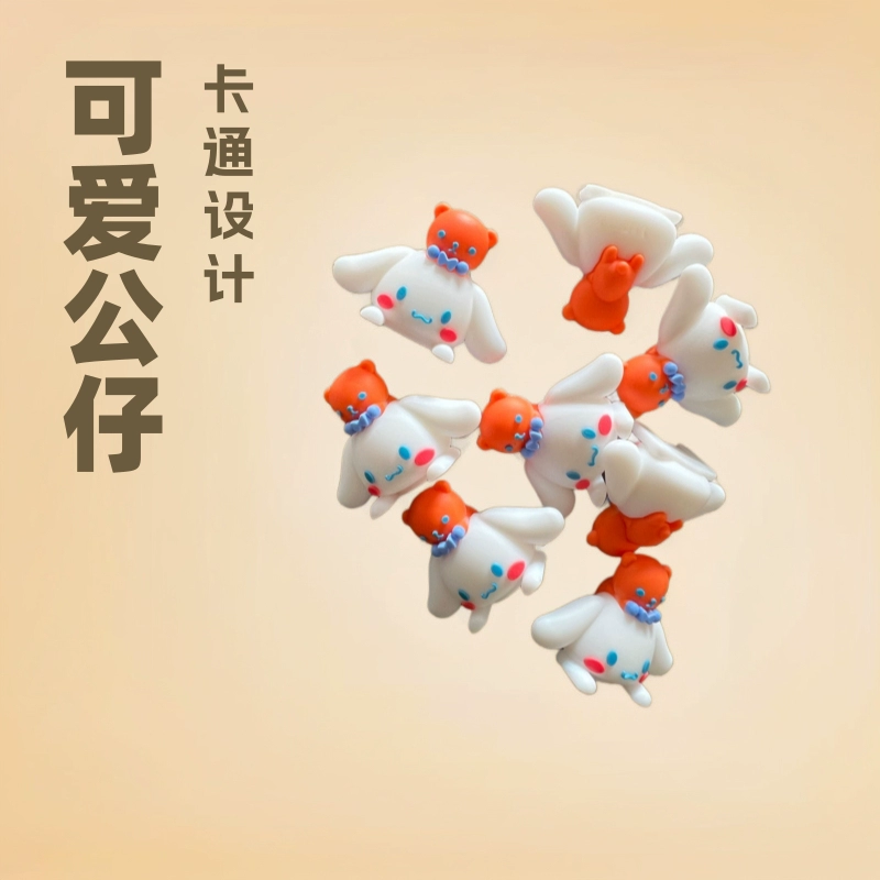 Мультяшные украшения с собакой корицей, лежащая голова куклы с собакой корицей, мультяшные автомобильные украшения с собакой корицей, мультяшные декоративные украшения