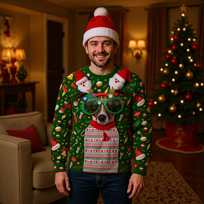 2025 New Model Christmas Crew Neck Sweatshirt Casual Quirky Christmas 3D Digital Print Couple Clothing for Men and Women 2025 New Model Christmas Crew Neck Sweatshirt Casual Quirky Christmas 3D Digital Print Couple Clothing for Men and Women