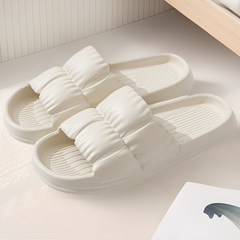 Wholesale women's slippers simple light shit feeling EVA home home bathroom bath non-slip lightweight men's one-piece delivery