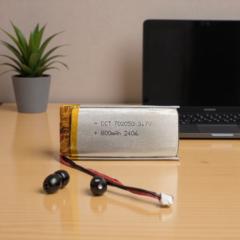 702050-800mAh-3.7V聚合物锂电池组训狗器儿童玩具蓝牙影响