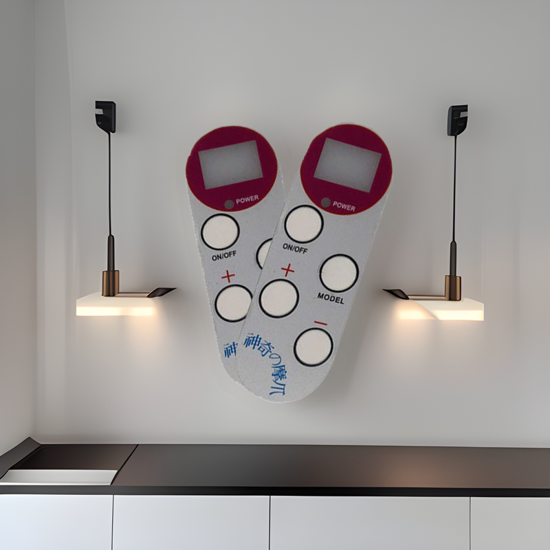 PC/PVC/PET/亚克力磨砂面板面贴薄膜标签开关面板设备电器