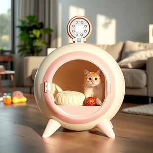 Pet Shop Cat Drying Box Fully Automatic Silent Dog Drying Box Dual Control Dog Water Blower 	 Smart Device for Pets