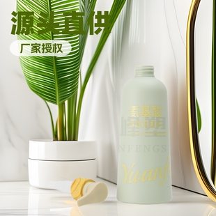 Factory Direct New 500ml Shampoo Shower Gel Hdpe Plush Press Bottle Round Shower Gel Bottle
