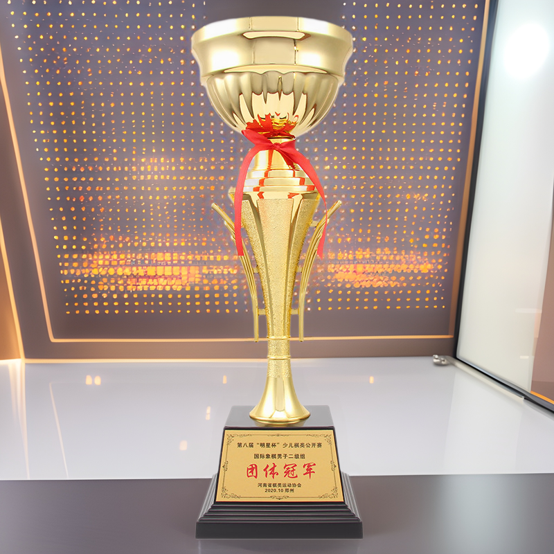 Empresa anual reunión deportiva reunión concurso premio Empresa souvenir Los fabricantes hacen brillante Unidad de trofeo de metal