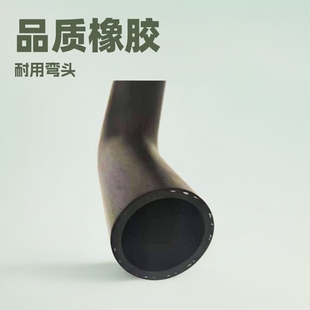 Special-shaped rubber elbow harvester water tank hose connection oil tank rubber pipe oil clip cloth rubber elbow