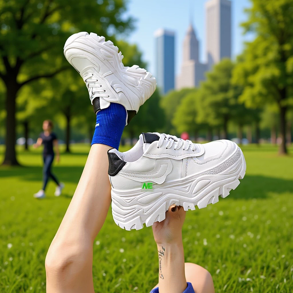 Маленькие белые туфли женские 2023, весна и осень, новые универсальные повседневные спортивные туфли на платформе на толстой подошве, женские туфли, увеличивающие внутреннюю высоту