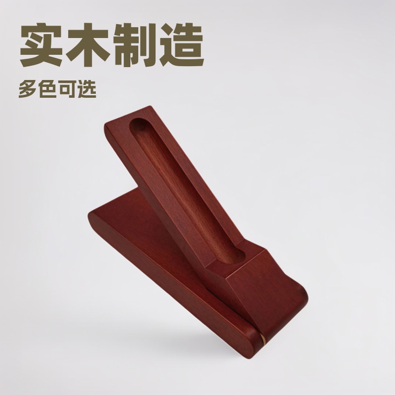 Folding pencil case from natural wood