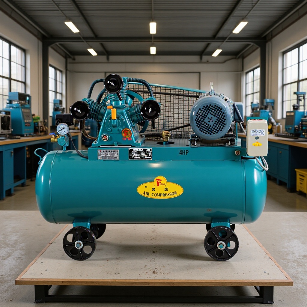 厂家供应正宗上海人民牌W-1.6/8活塞式空压机低噪音高效节能