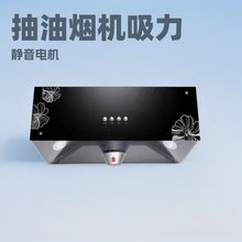 中式抽油烟机家用厨房大吸力抽烟机小型出租房烟机油烟阿里小智