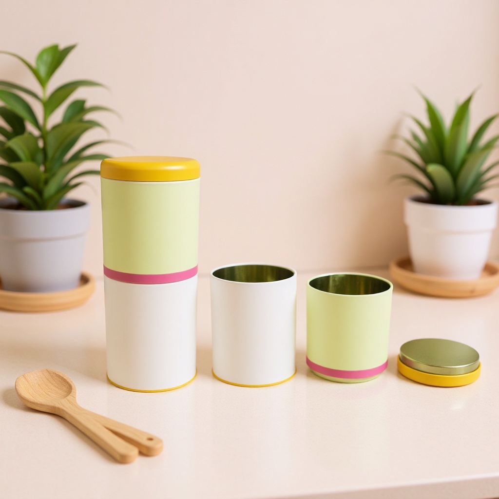 源头厂家 优惠供应ML-731精美马口铁月饼节节罐 食品包装罐