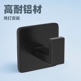 Cross-border Space Aluminum Hook Behind the Door Clothes Bathroom Single Hook Row Hook Clothes Hook Kitchen Coat Hook Single Wall Hook