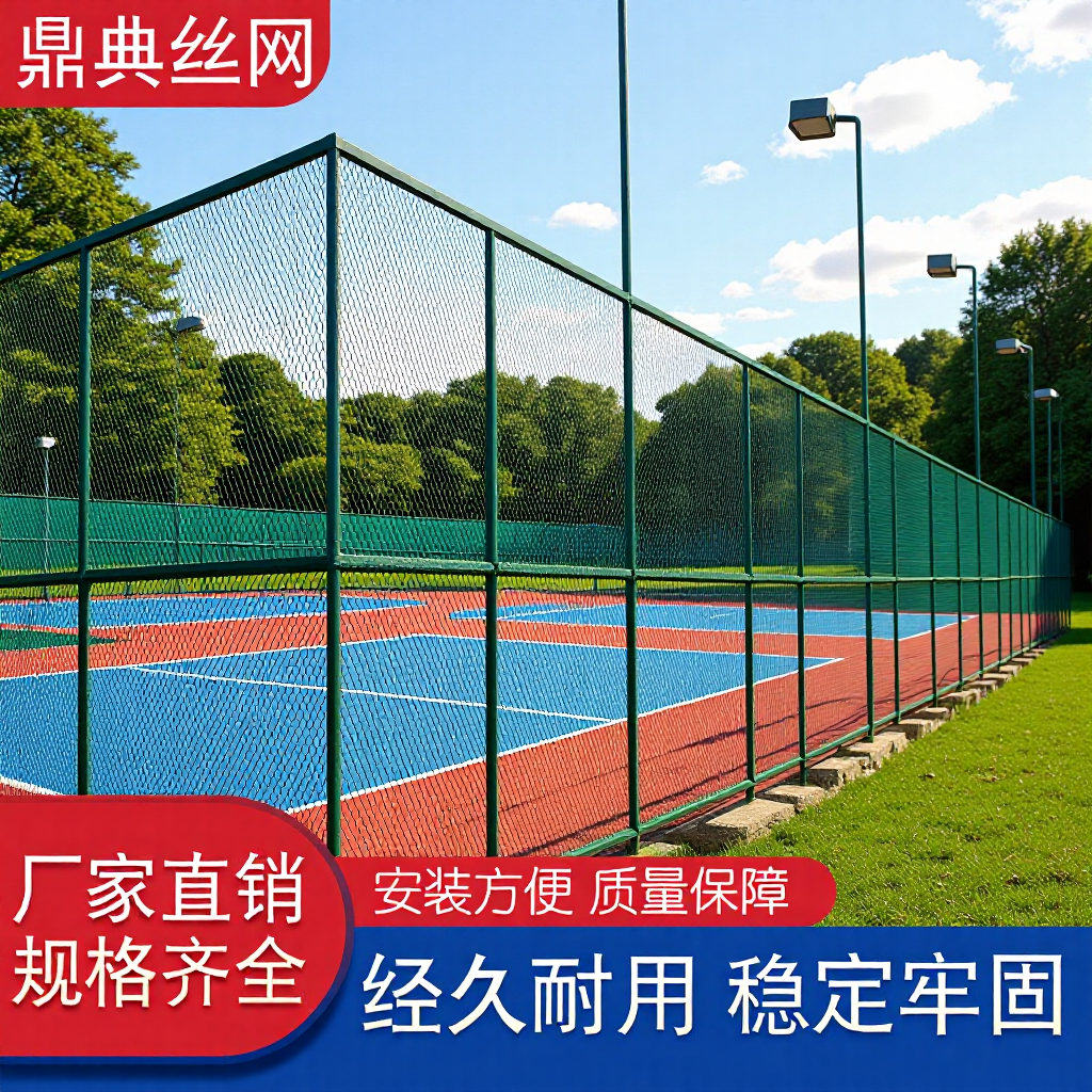 Sports Field Fence, Sports Field Isolation Net, Basketball Court, Football Field Guardrail Net, Stadium Fence, Tennis Court Fence