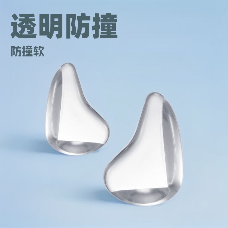 Anti-Collision Corner Transparent Soft Infant Safety Table Corner Protector Baby Glass Coffee Table Silicone Corner Guard Safety Anti-Collision