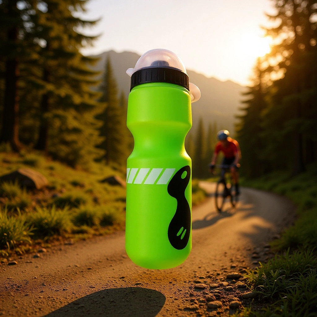 Оптовая Продажа с фабрики Фитнес Спортивный чайник с пылезащитной крышкой для печати шаблон логотипа велосипед езда пластиковый чайник