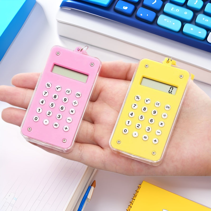 Mini Cute Colorful Maze Calculator Keychain Handheld Portable Computer Manufacturer Wholesale Smart Digital Display