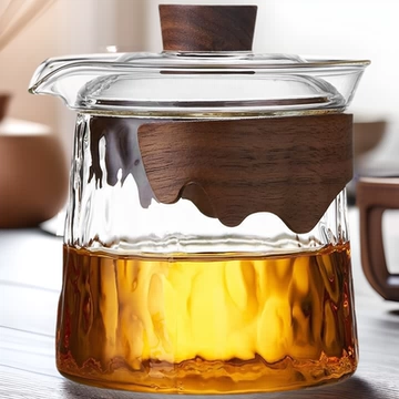 高硼硅玻璃盖碗单个三才泡茶杯防烫手抓壶泡茶碗带盖功夫茶具盖碗