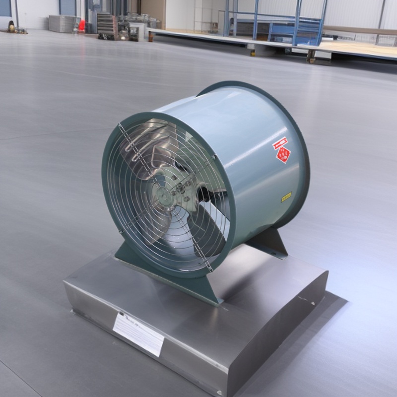 防爆轴流风机380V工业碳钢加压玻璃钢防爆风机T35玻璃钢轴流风机