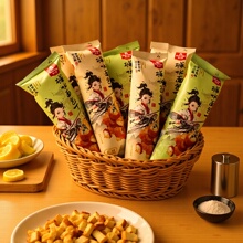 伯力爵碱水面包丁海盐焦糖/青柠健康营养早餐下午茶酥脆解馋零食