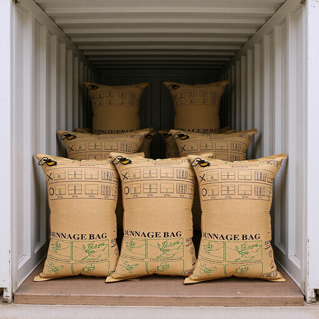 Kraft paper material container inflatable bag container anti-seismic buffer bag filling airbag 500*1000mm
