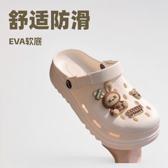 EVA漫画の厚い底の女性の穴の靴は外に着ることができます。