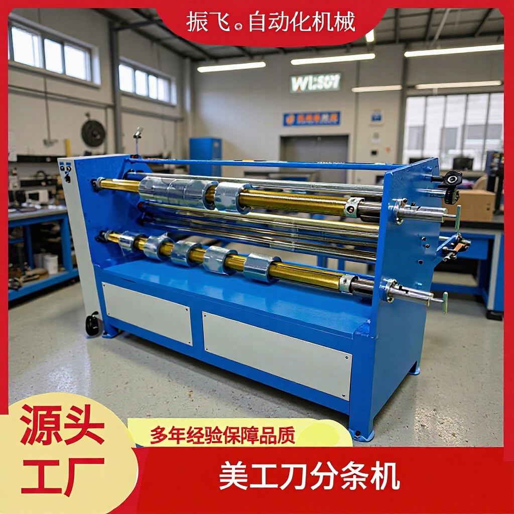 东莞振飞厂家多刀分条机美工刀调速分切机PVC薄膜裁条机批发