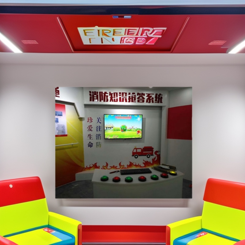 厂家直销消防知识抢答设备消防技能抢答台三组消防知识抢答台系统