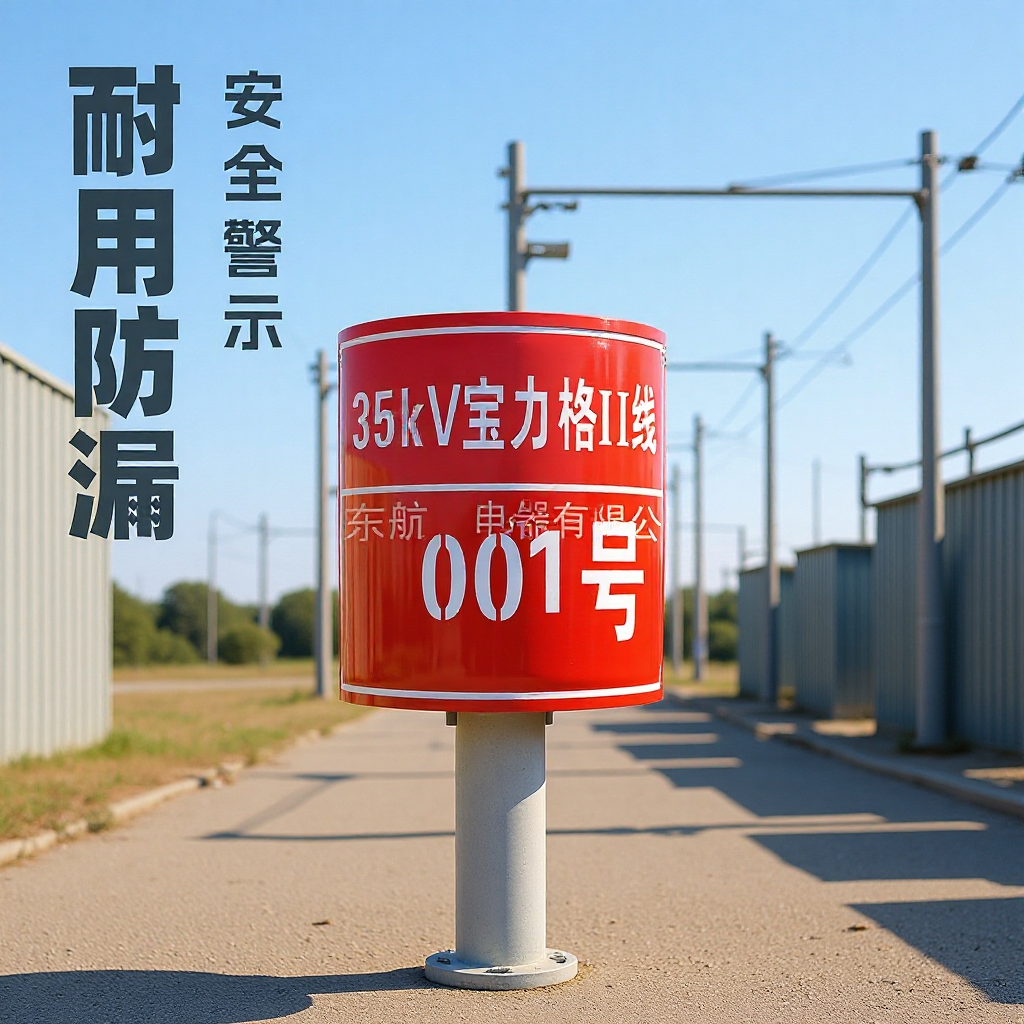 Enamel Line Identification Signs for Power Grid Operation Companies, Tower Companies, and Electricity
