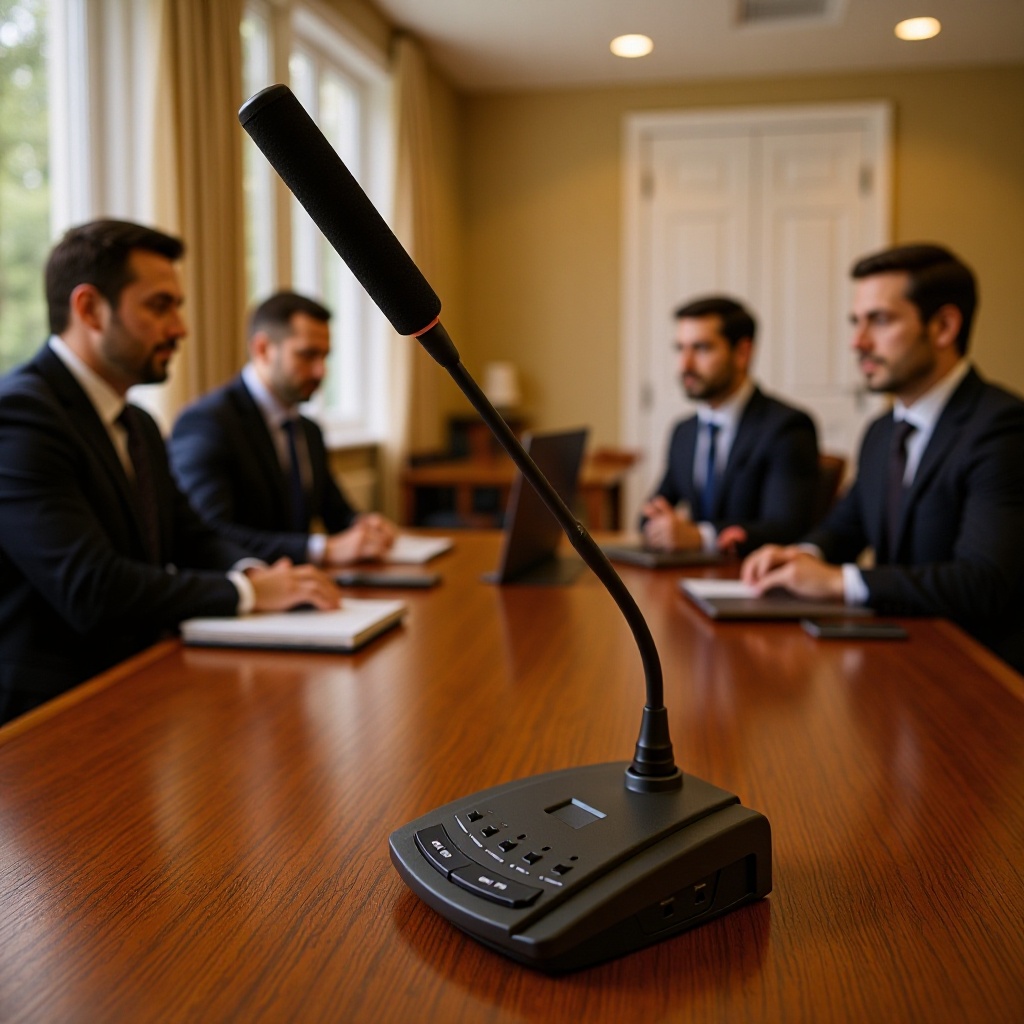 有线数字会议话筒 /鹅颈话筒 具有决功能