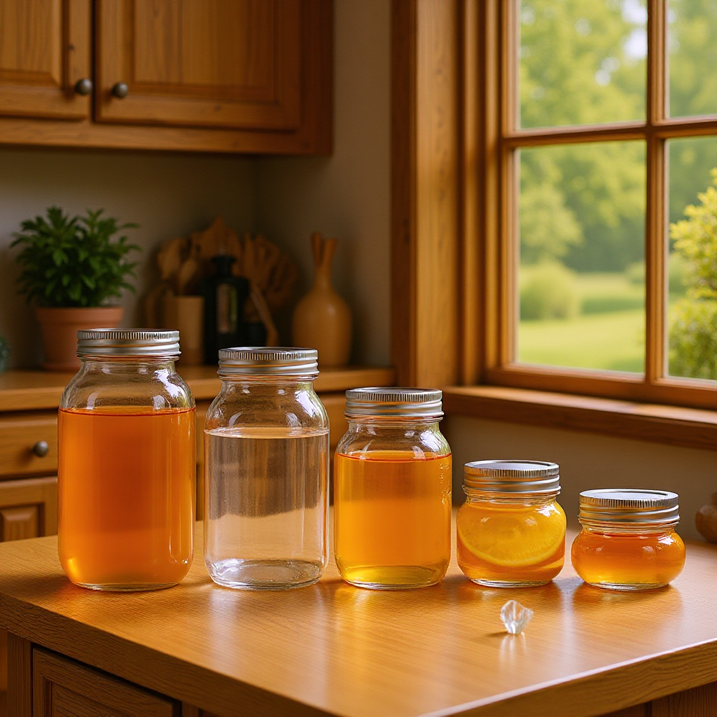 现货供应方圆蜂蜜瓶厨房密封储物罐 带盖透明玻璃干果梅森罐批发