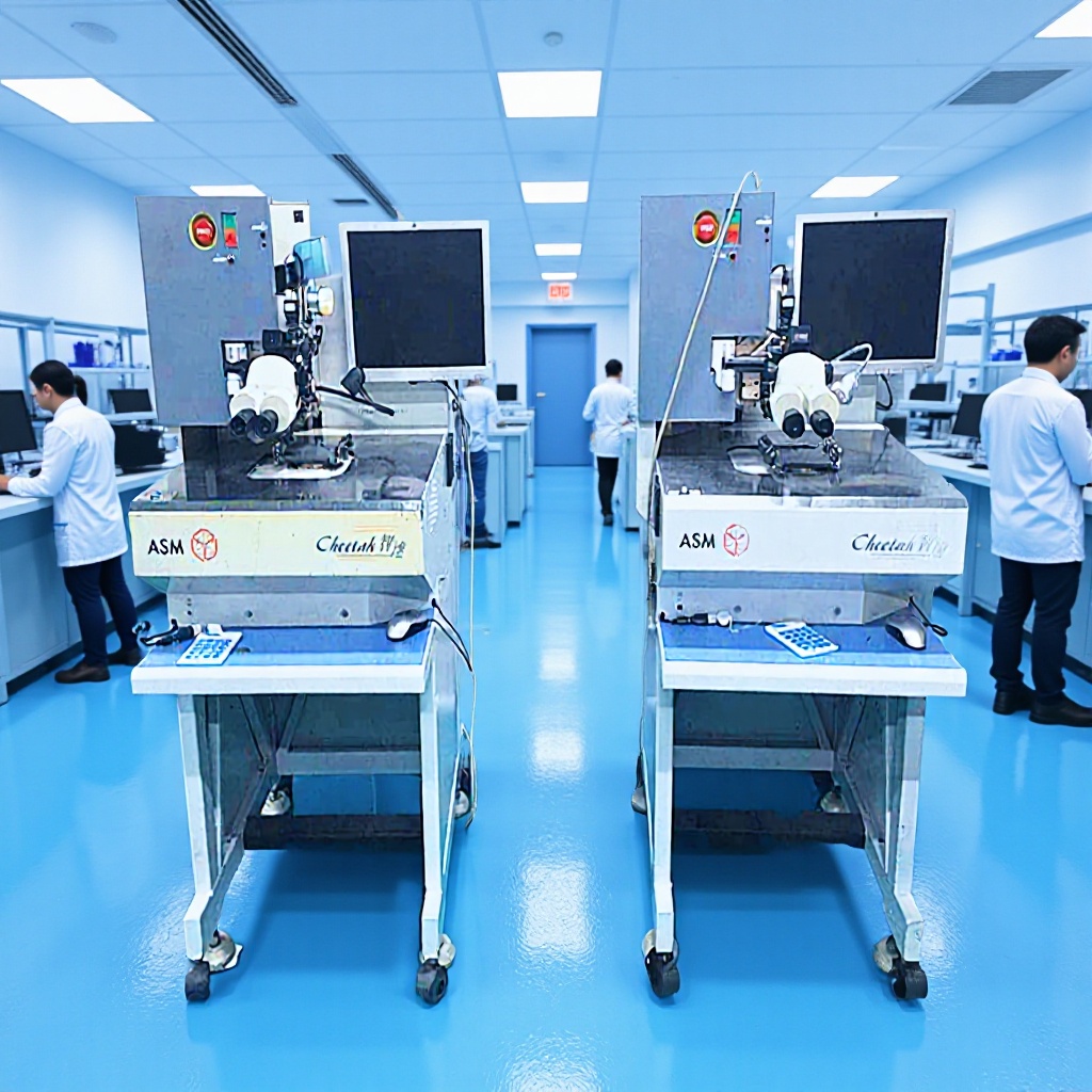 供应二手ASMLEO智达铝线机与ASMAD860M自动固晶机 95新邦定机设备