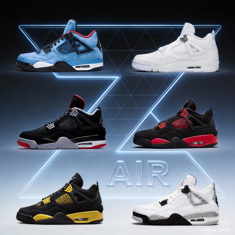 Jordan Men's Lightweight Sneakers Winter Mesh Fashion Basketball Shoes Keychain Ornament Blind Box Mini Figure
