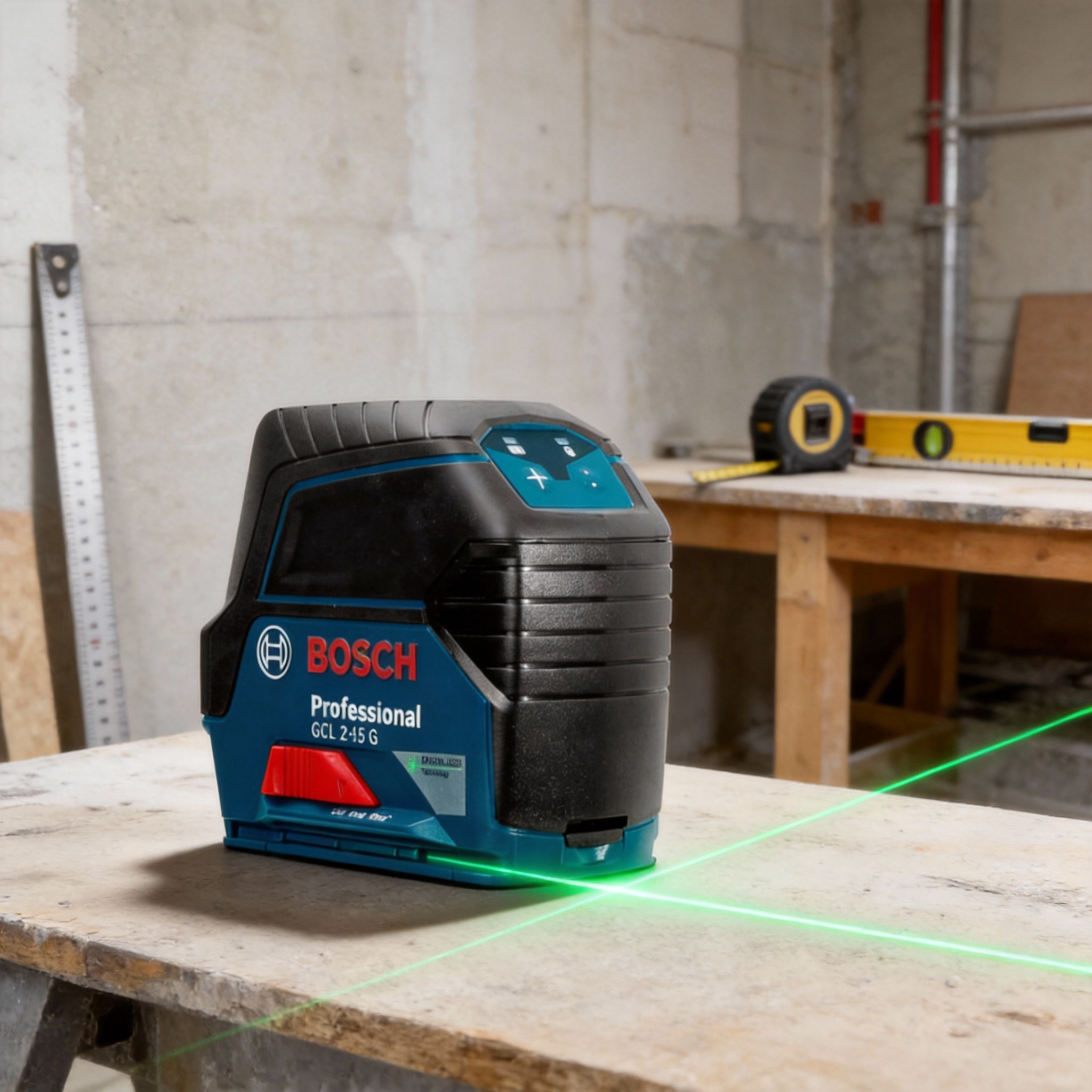 Bosch (BOSCH) GCL 2 - 15 G nivel láser de brillo verde automático 2 líneas de marcación de línea pequeña