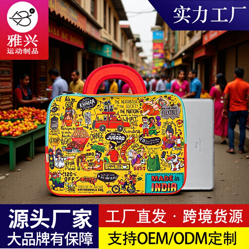 Factory direct diving material liner bag 14 inch invisible laptop bag colorful laptop handbag