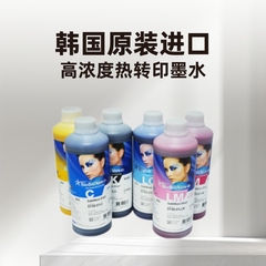 高濃度熱転写インク韓国原装輸入INKTEC六色熱昇華インクマグカップtシャツ印刷