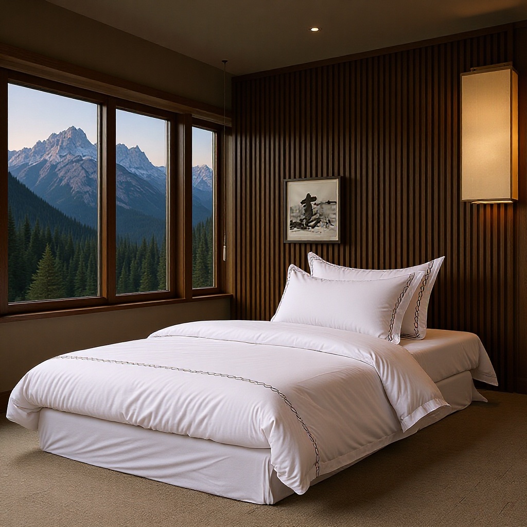 精品酒店布草民宿四件套南通厂家源头工厂定制批发纯棉四件套