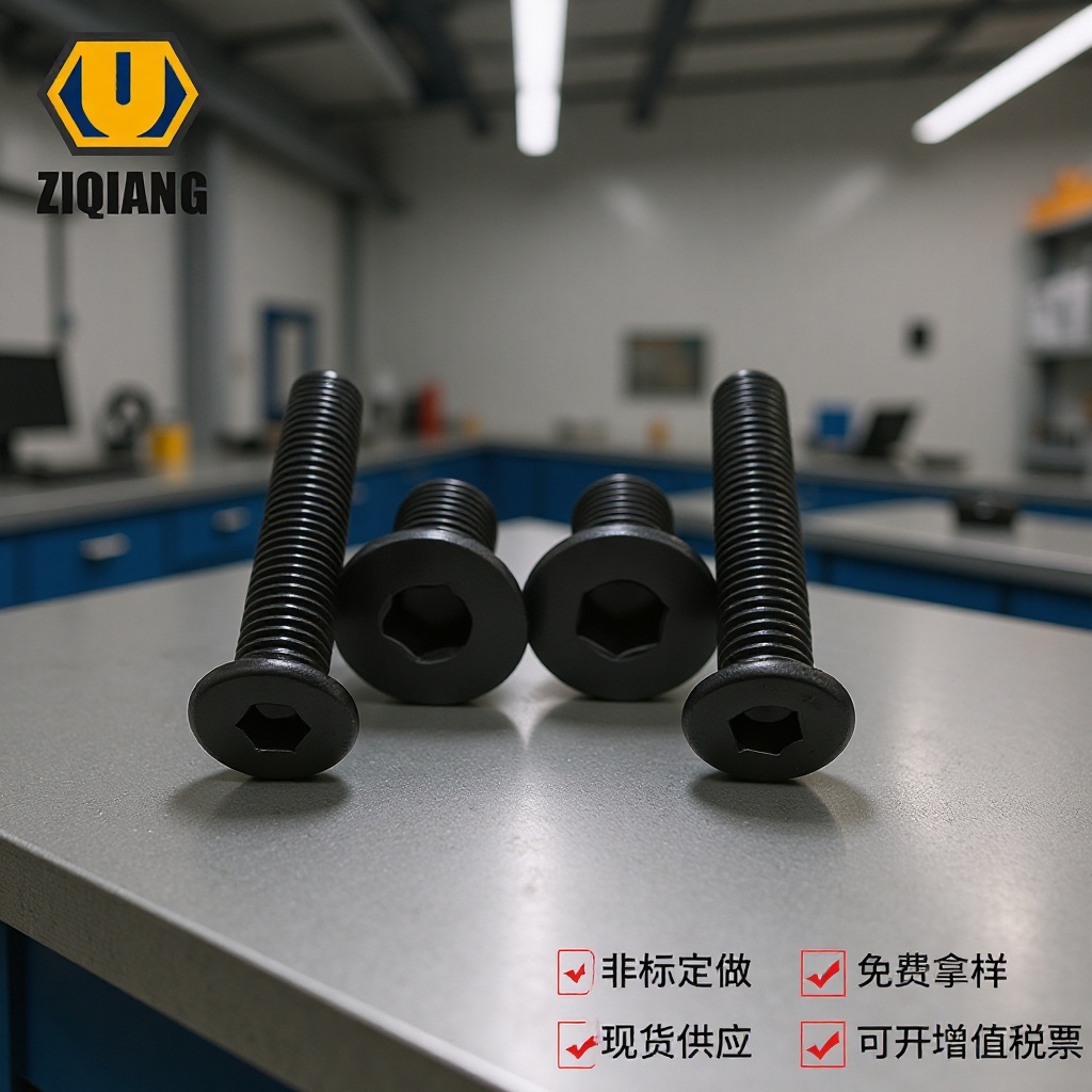 镀锌发黑沉头内六角螺丝平头内六角螺丝高强度杯头内六角平杯螺丝
