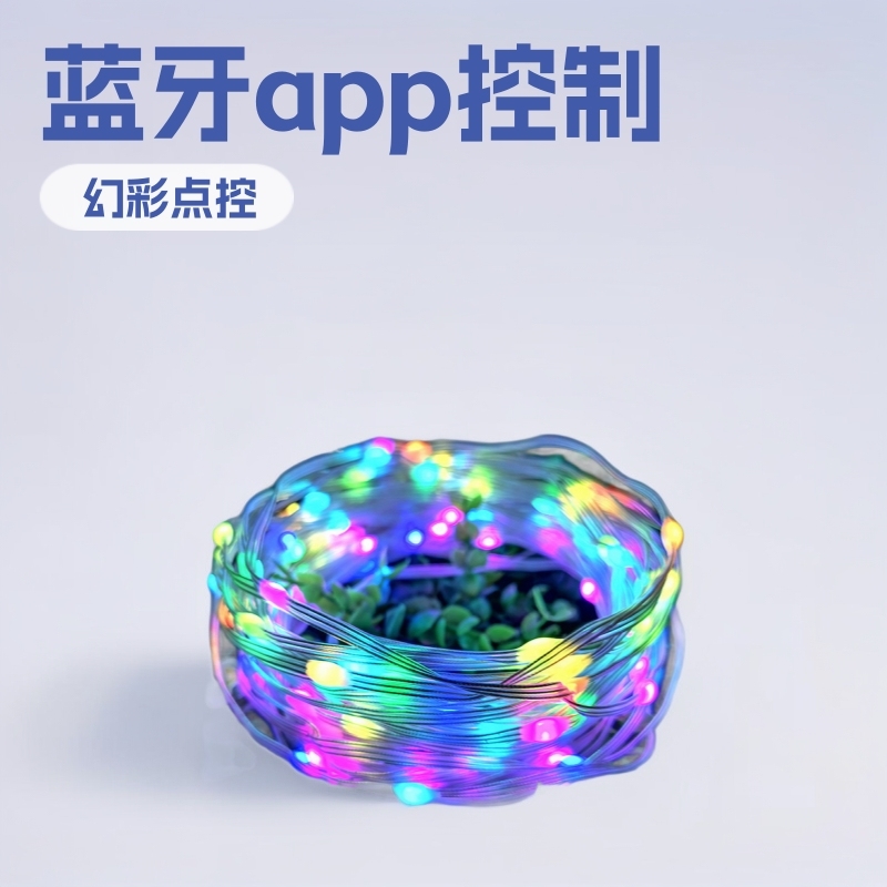 クロスボーダーappリモコン幻彩庭灯装飾灯屋外クリスマスip68防水日焼け止めled皮線灯卸売り|undefined