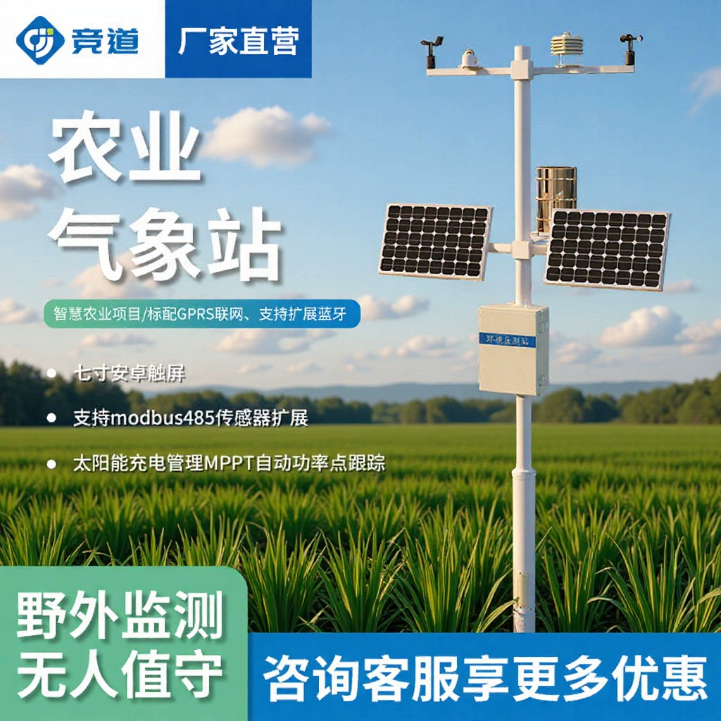 Сельскохозяйственная автоматическая метеостанция, микромонитор погоды, солнечная станция мониторинга погоды, умная маленькая метеостанция