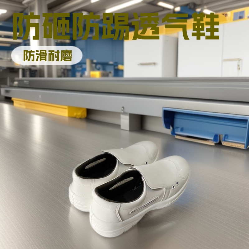 鞋白色防静电防砸防踢透气钢包头耐穿劳保安全鞋防滑工作无尘车间