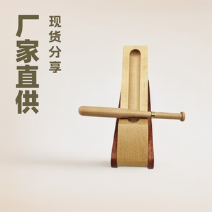 Manufacturer Supplies Ready-Made Maple Baseball-Shaped Ballpoint Pen Set Gift Pen Holiday Gift Pen Holder for Colleagues and Friends