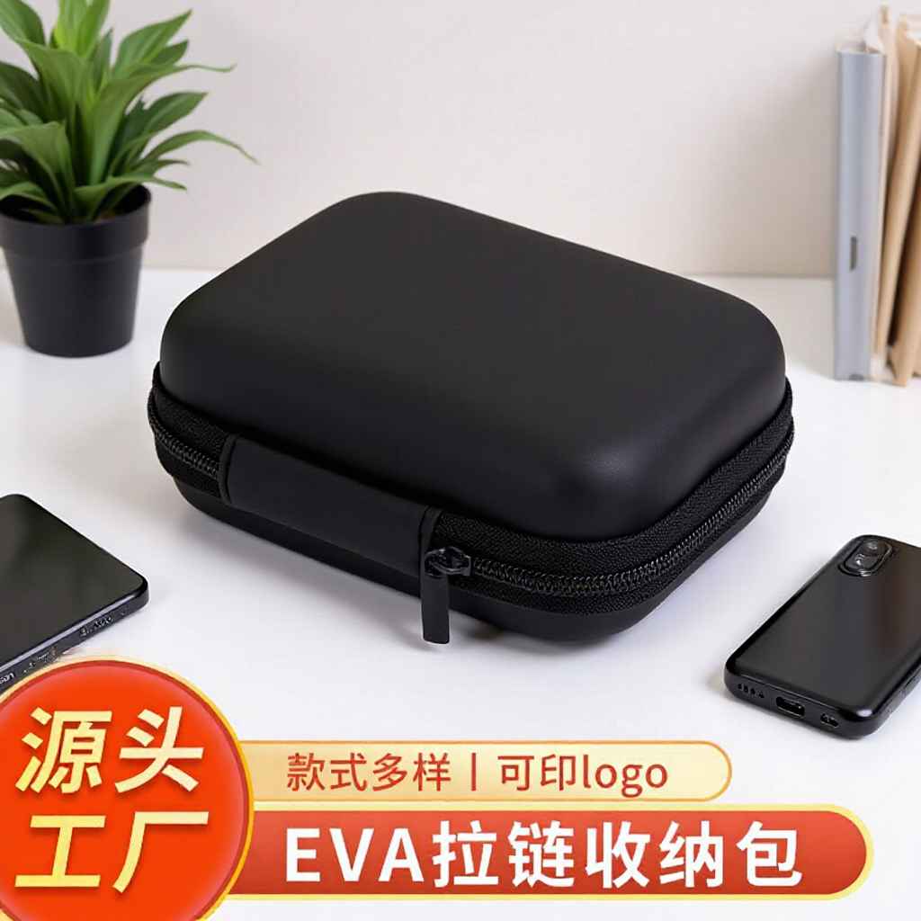 Eva Headphone Cosmetics Bag Portable Digital Camera Bag Data Cable Charger Storage Box Card Coin Packaging Box