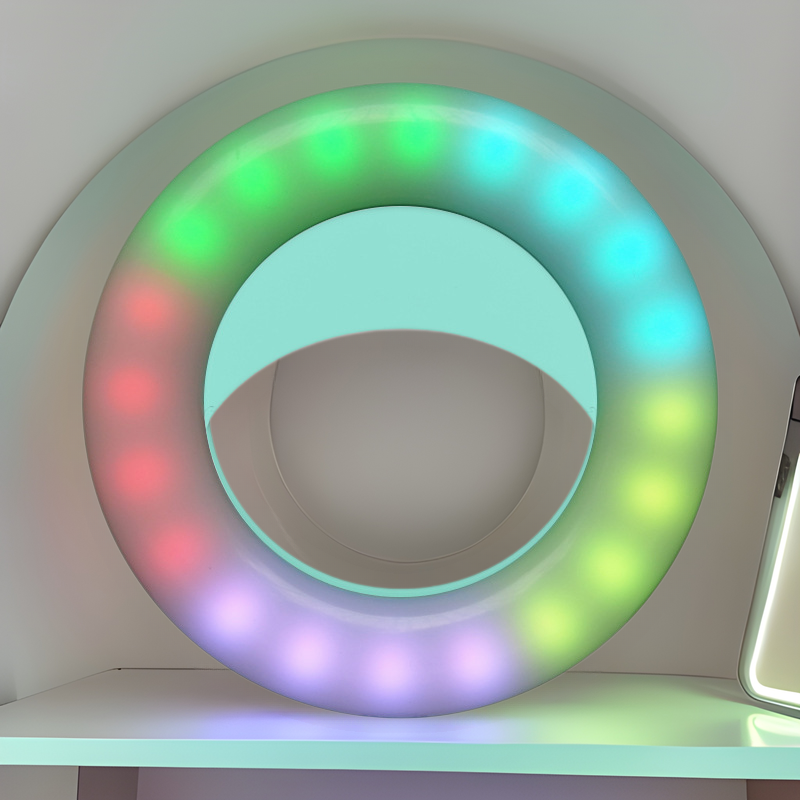 RGB fill light LED colorful fill light round beauty Live Light mini fill light L06 self-timer fill light