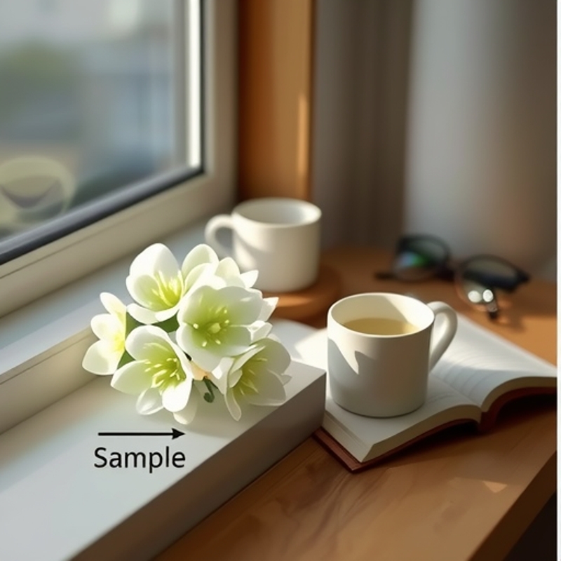 새로운 스타일의 3D 프린팅 모조 꽃, 싱글 자스민 꽃다발, 꽃병 액세서리, DIY 재료, 꽃 장식, 홈 데코레이션