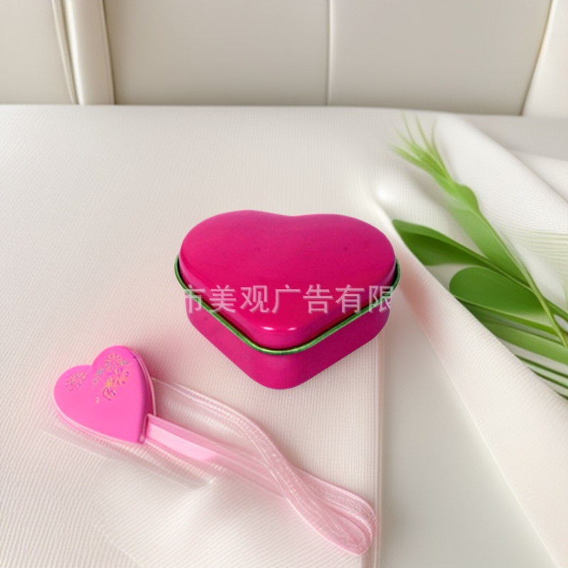 源头厂家 优惠供应精美马口铁ML-387小心形罐 化妆品罐 首饰盒