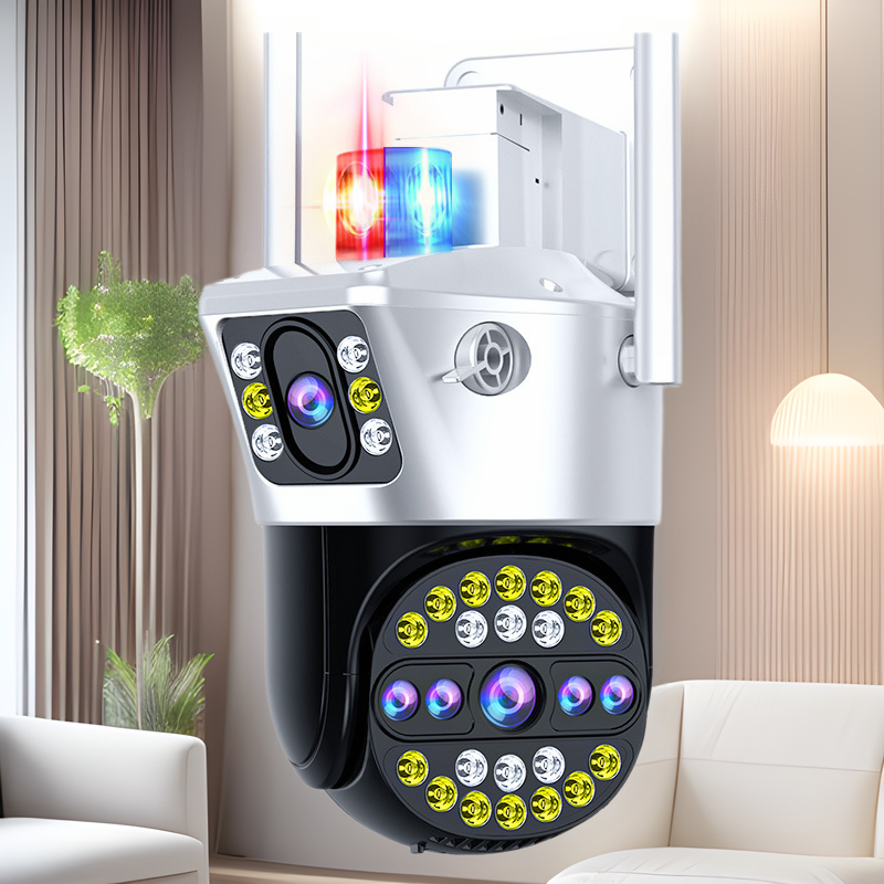 Traffic-free 4G surveillance camera ball machine wireless home HD recharge-free remote monitor with night vision