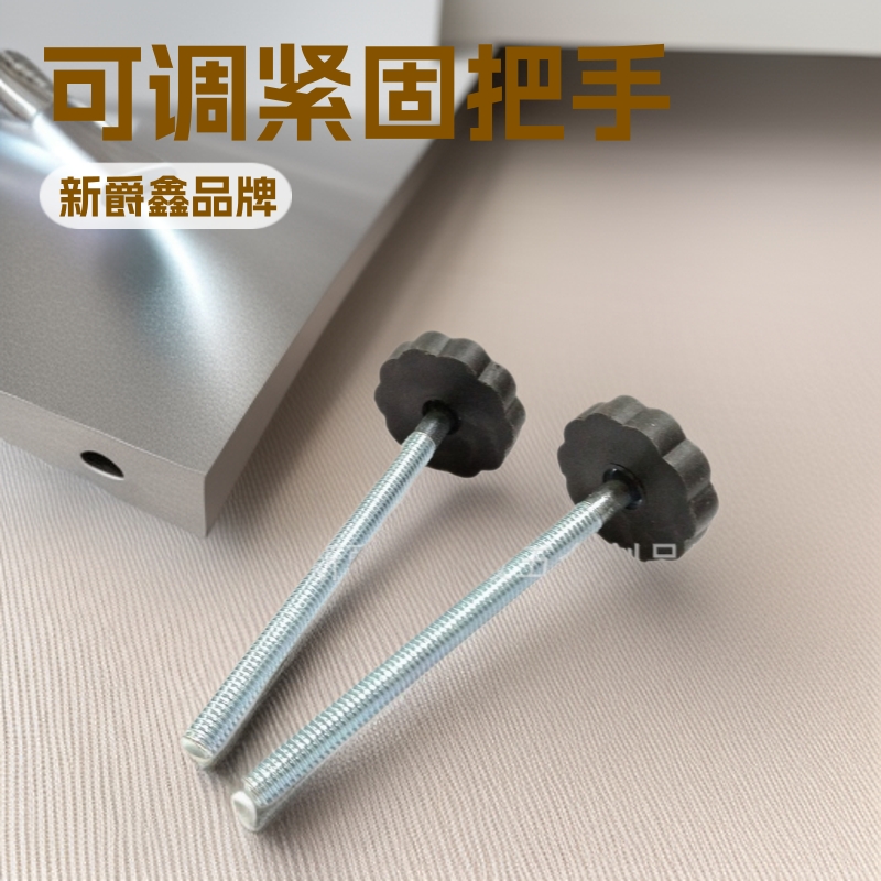 东莞厂家30mm-m6m8梅花塑胶波纹手柄 可调紧固把手