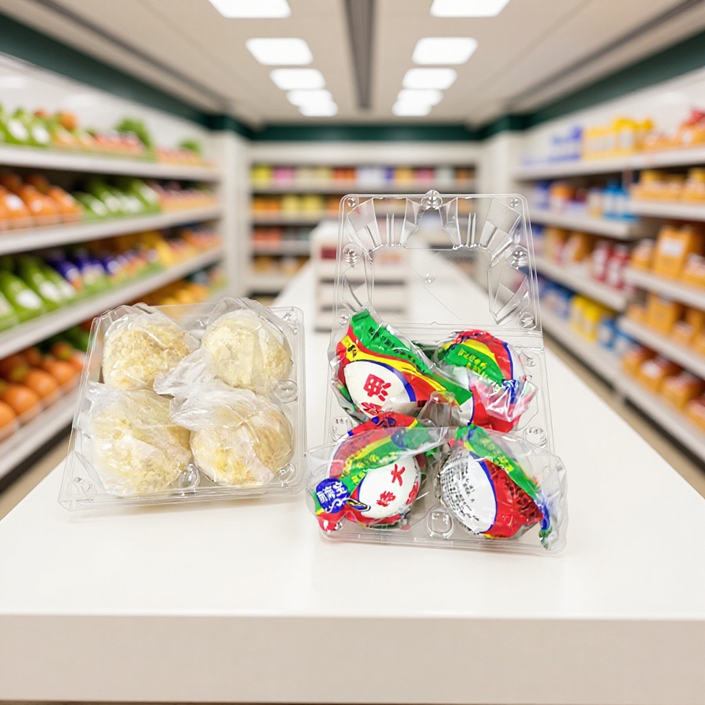 产地货源4枚特大号裹泥皮蛋托 真空咸鸭蛋塑料一次性蛋托 吸塑盒